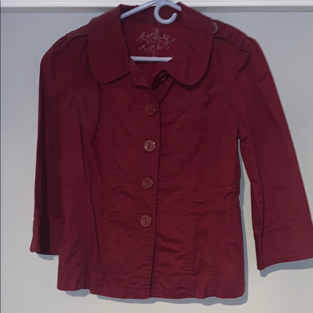 Maroon/Burgundy American Rag Jacket